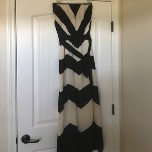 Chevron maxi dress