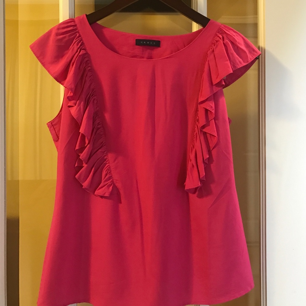 Hawks hot pink top, size s