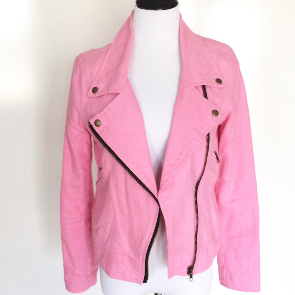 Sanctuary Pink Moto Jacket - Picture 1 of 3