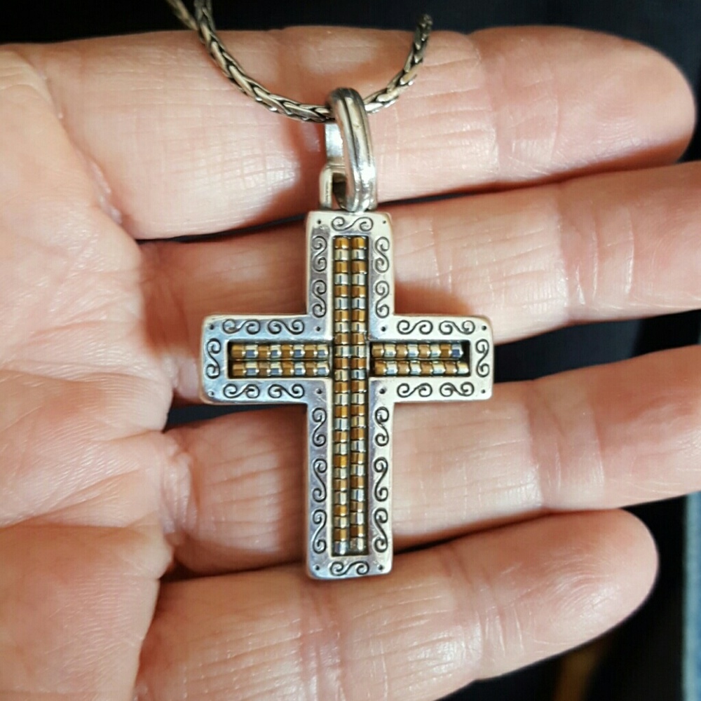 Brighton Set of 2 Cross Necklaces - Picture 6 of 8