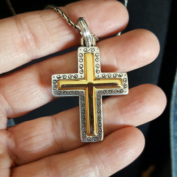 Brighton Set of 2 Cross Necklaces - Picture 5 of 8