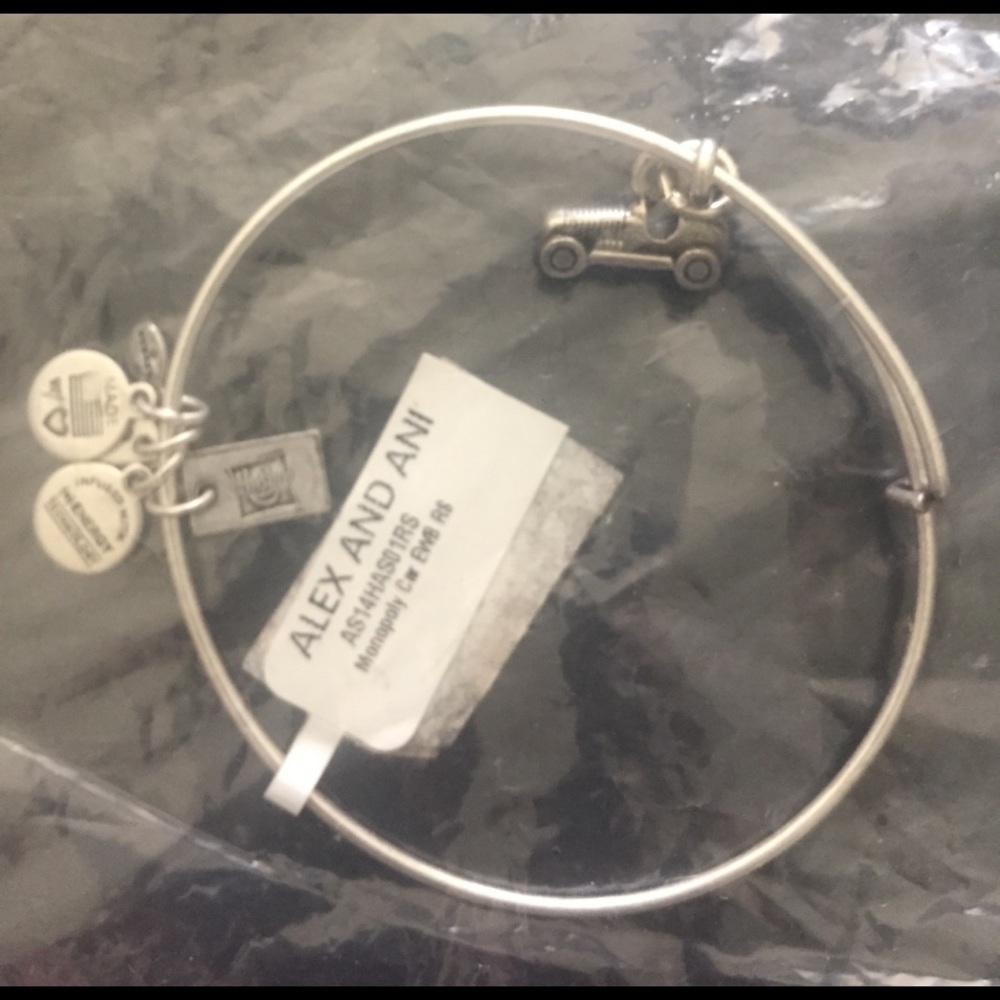 Alex and Ani Monopoly Car bangle bracelet