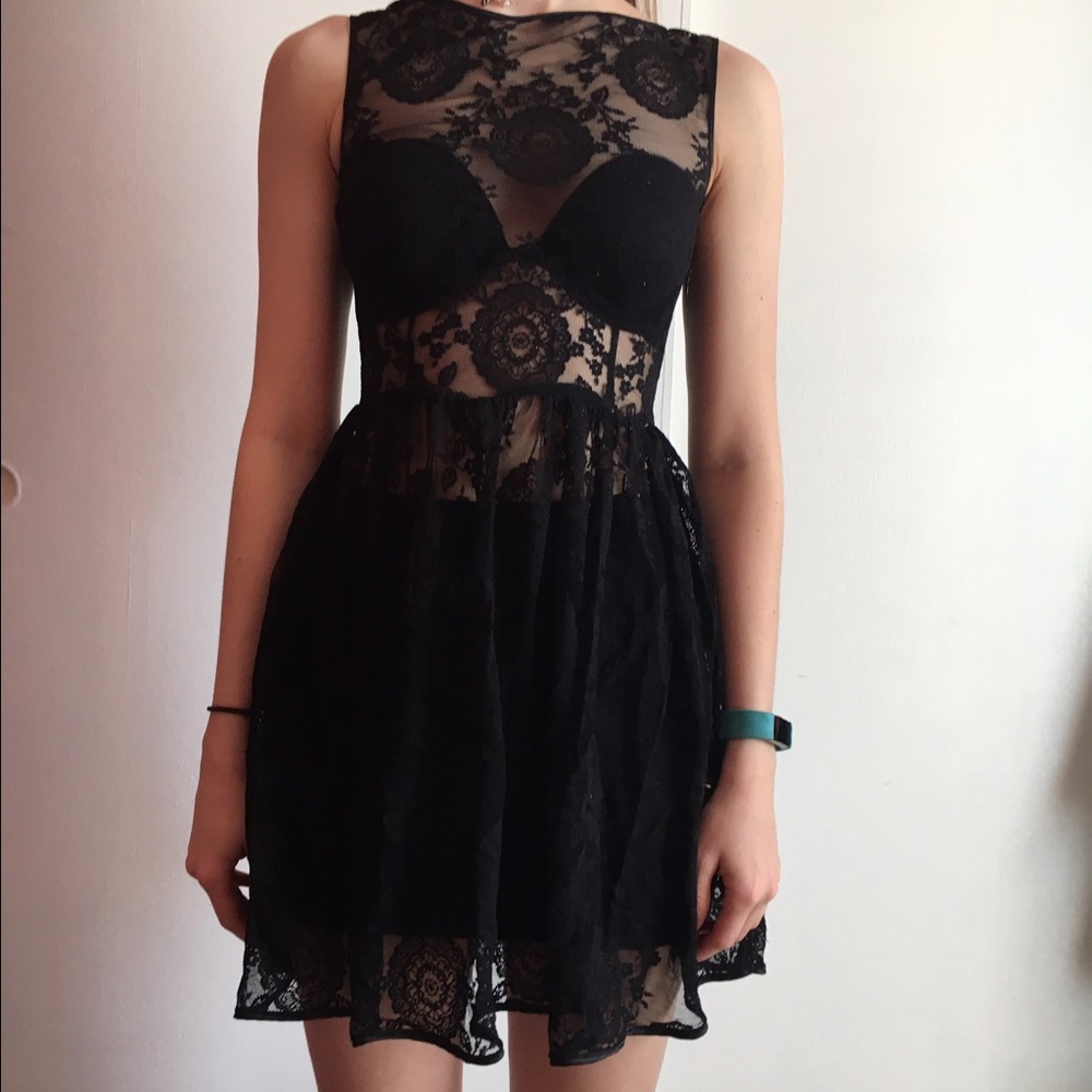 American Apparel China Lace Dress