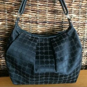 Kate Spade black dot Signature Noel handbag