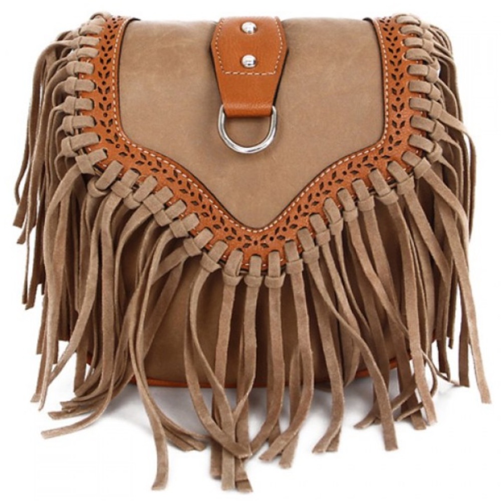 Fringe bohemian purse