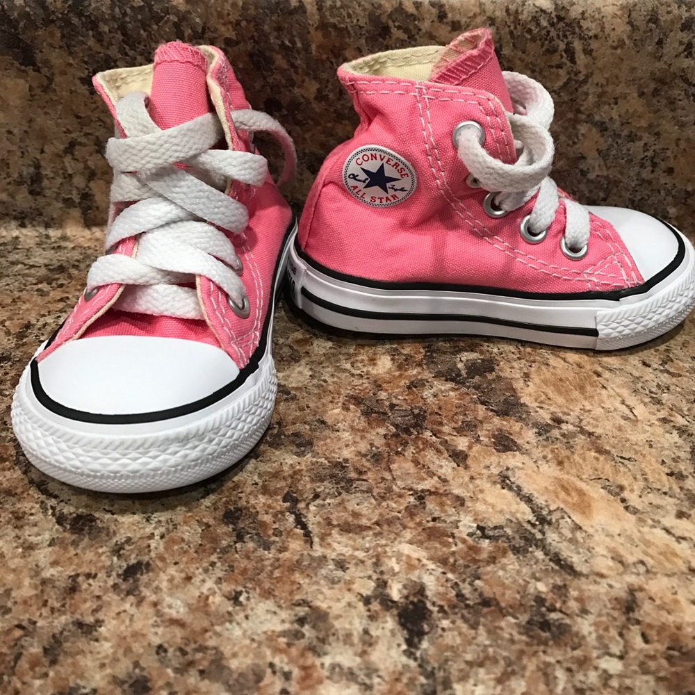 Infant size 3 hard bottom converse