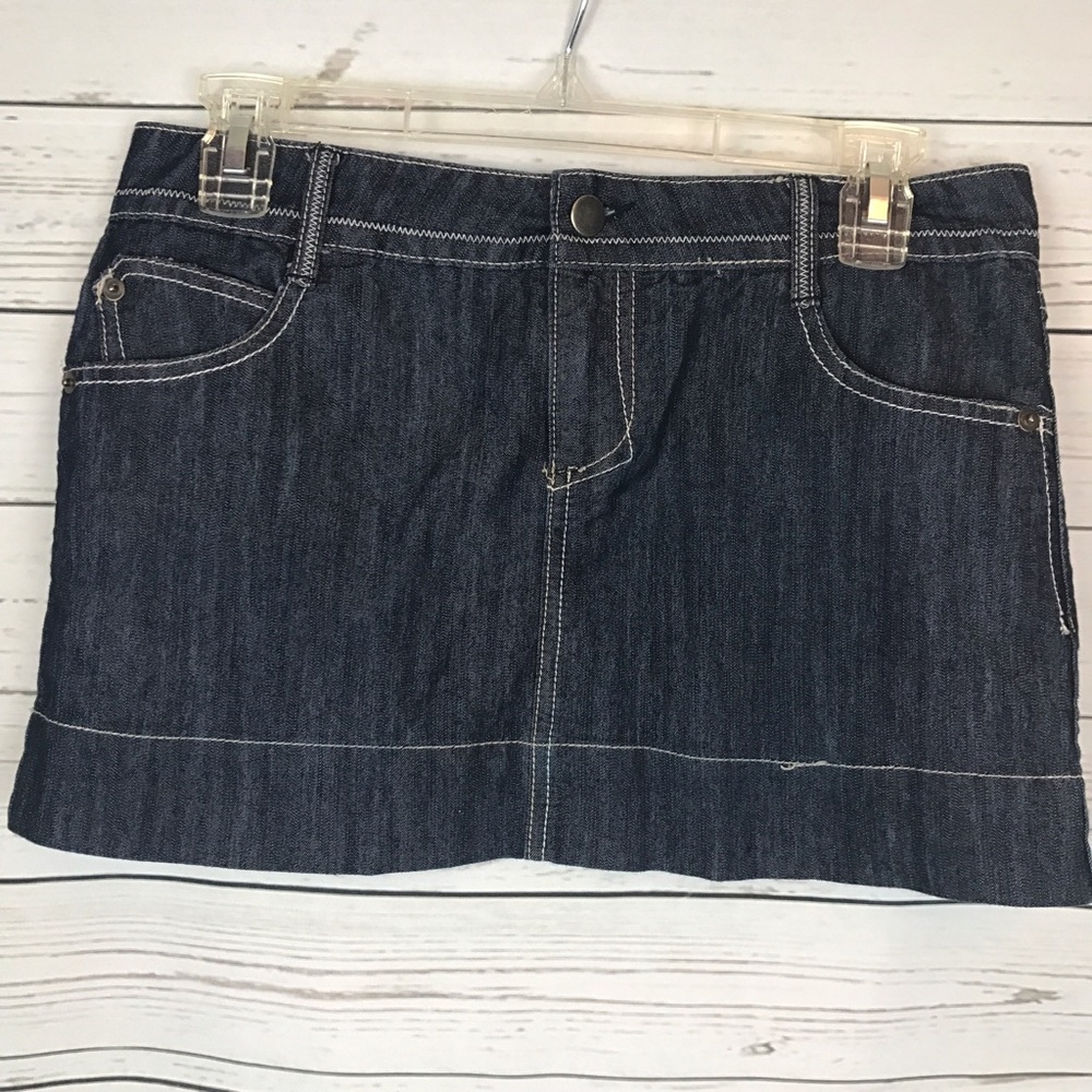 SO Wear It Declare It juniors 5 Jean Skirt mini