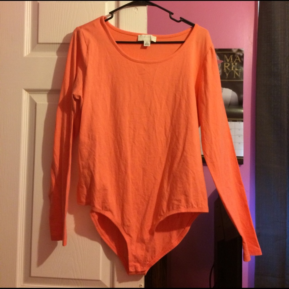 Coral body suit