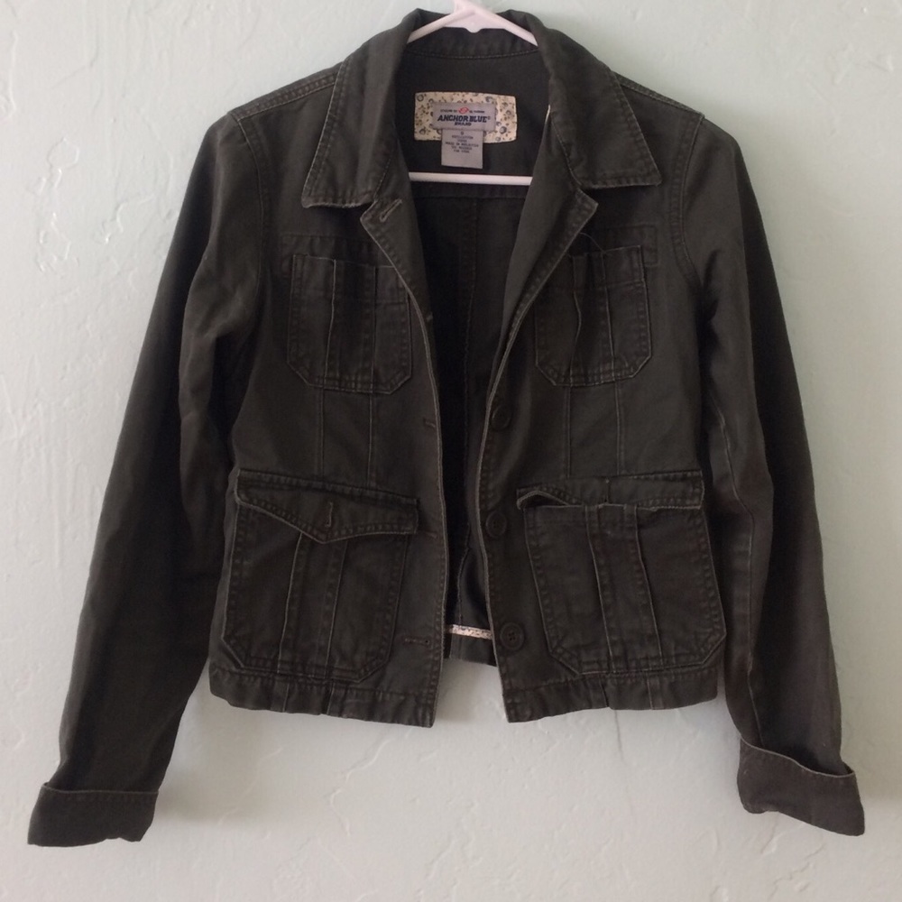 green cargo jacket