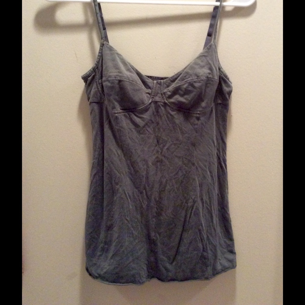 Dark Olive Forest Green Aritzia Tank top