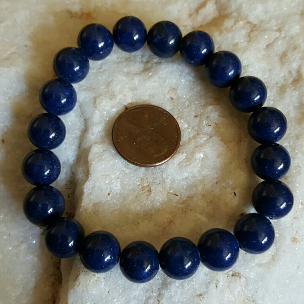 Lapis lazuli 8 mm spiritual beaded bracelet