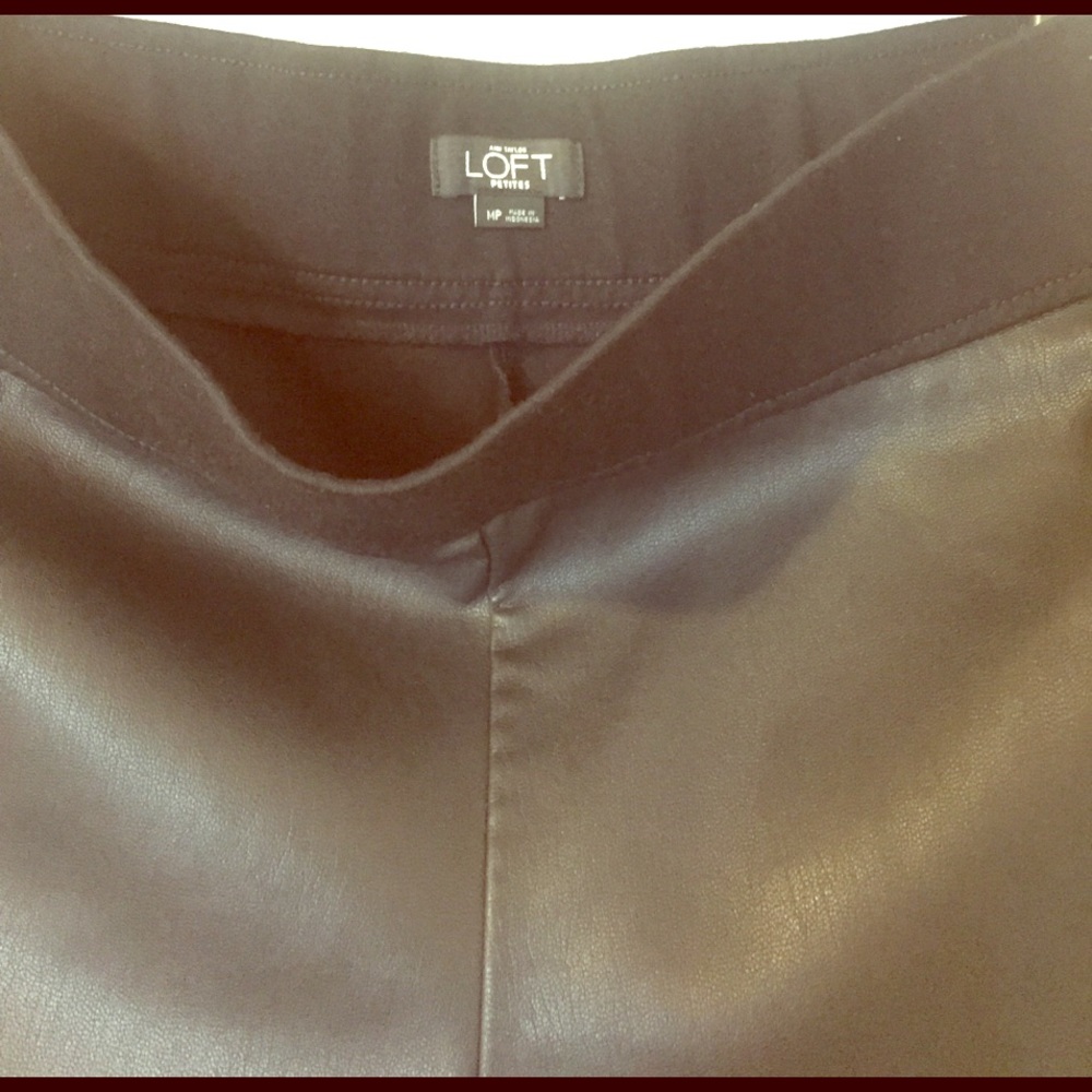 LOFT leather leggings