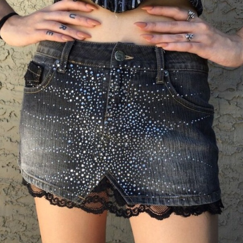 bedazzled skirt