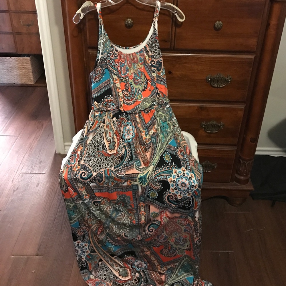 Multicolor maxi dress