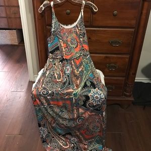 Multicolor maxi dress