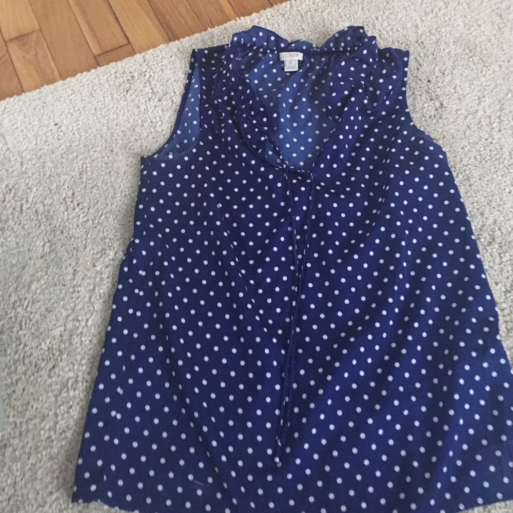 Jcrew Ruffle Tank