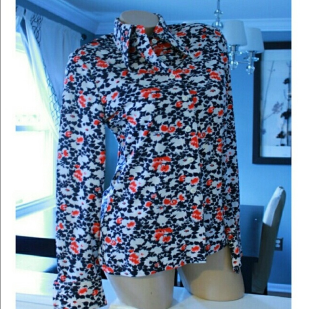 Floral button vintage shirt