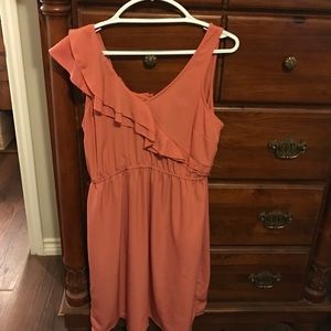 Peach dress