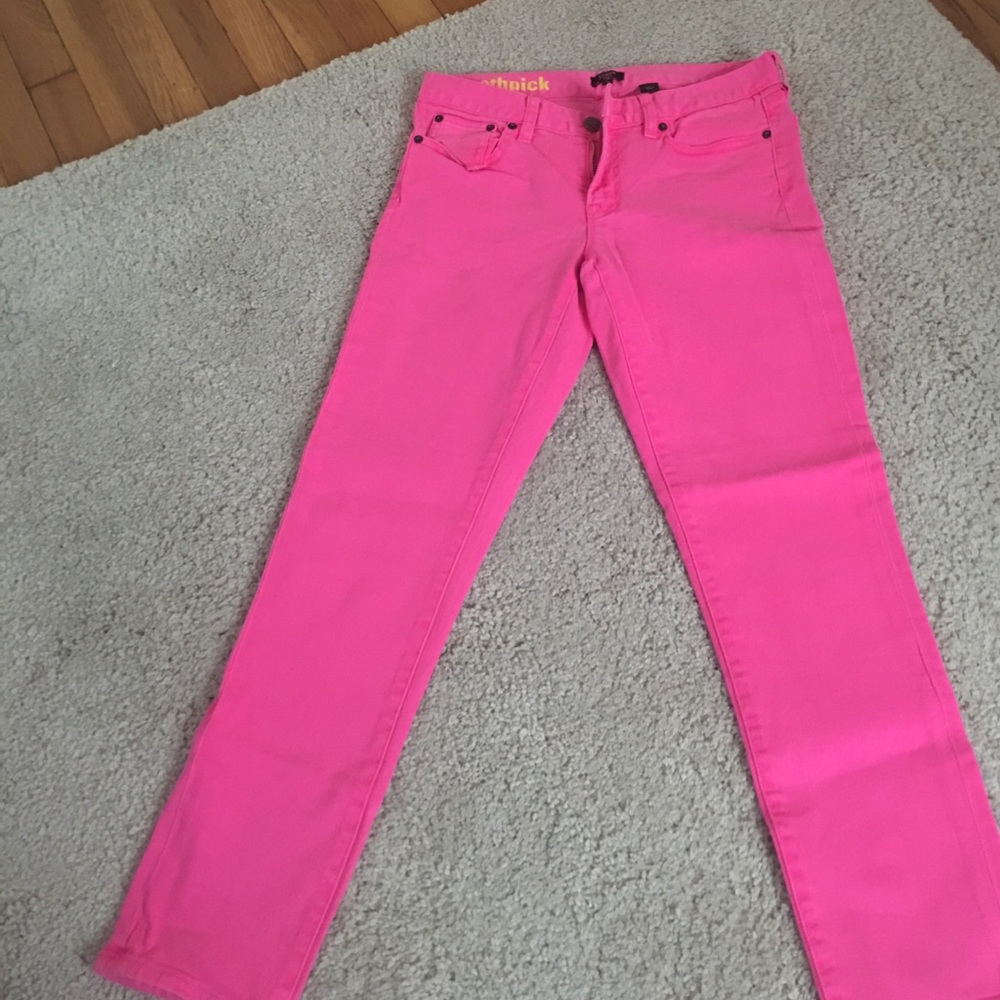 Jcrew Hot Pink Pants