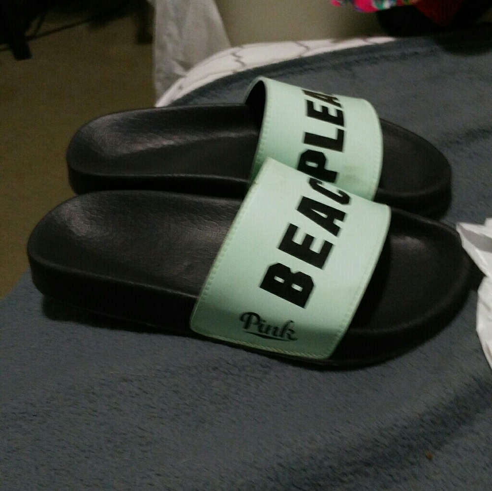 Teal pink slides