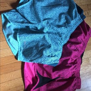 2 PAIRS Nike Running shorts