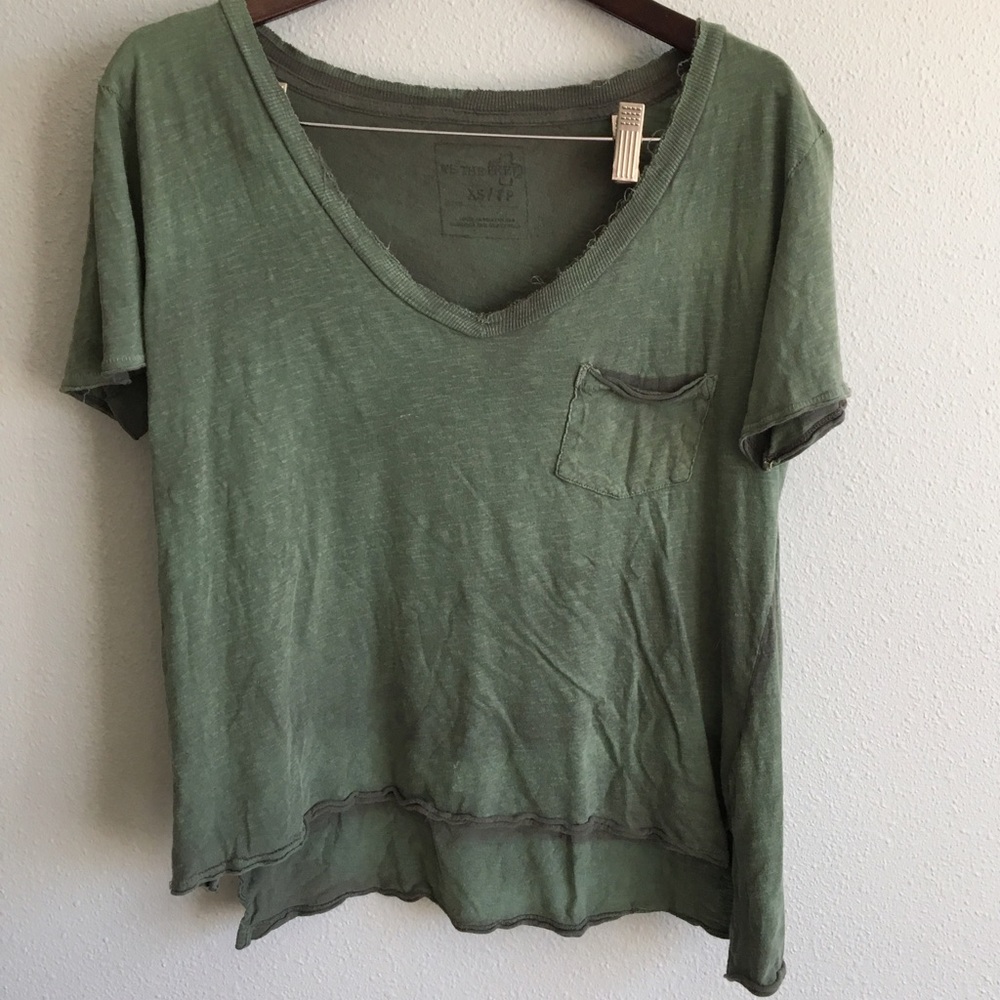 Free People '757' V-neck short sleeve t-shirt