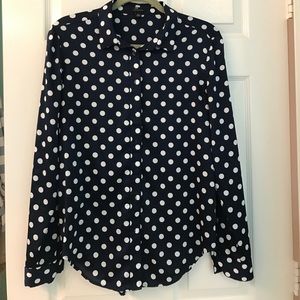 Small Tall size buttoned Blouse