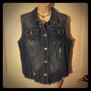 JEAN VEST Maurice's NEW XL