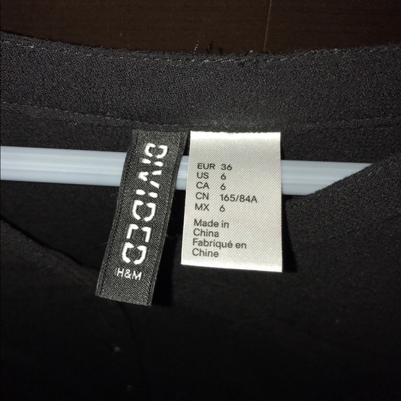 Black button down blouse - Picture 5 of 5