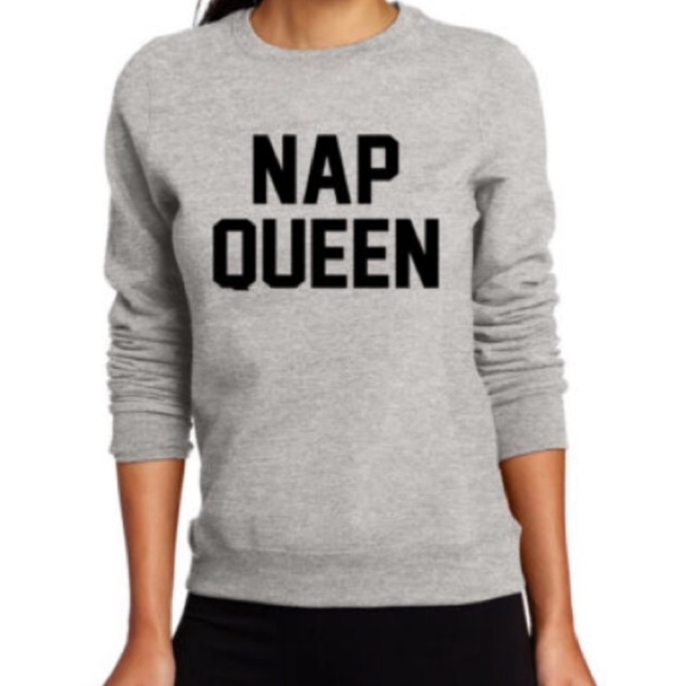 Cute & Cozy NAP Queen Sweater in Grey