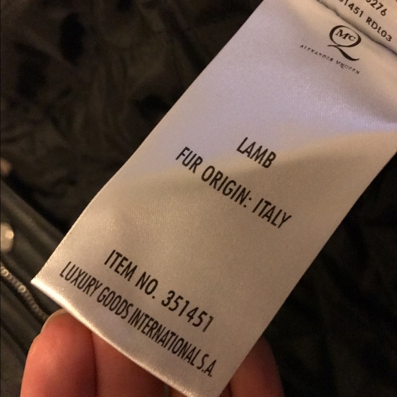 🚫SOLD🚫Auth Alexander McQueen Leather Jacket - Picture 5 of 6