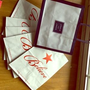 Macy's small paper bag 5pc + 1 jack paper bag