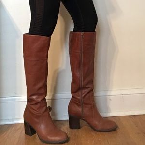Brown Leather Nine West Boots