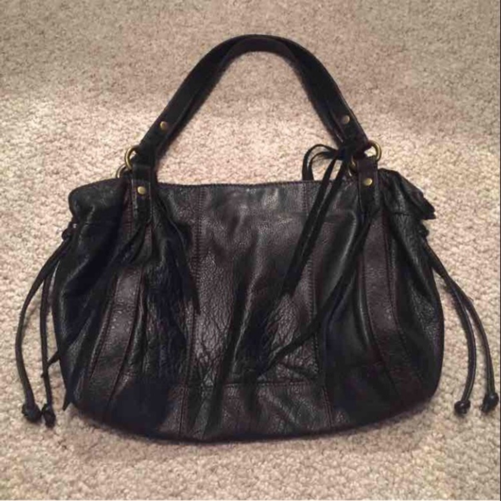 Lucky Brand black leather handbag