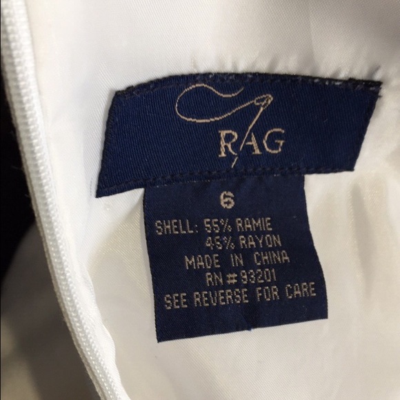 White Rag Dress - Picture 5 of 6