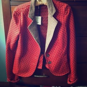 Red and black free people jacket brand new