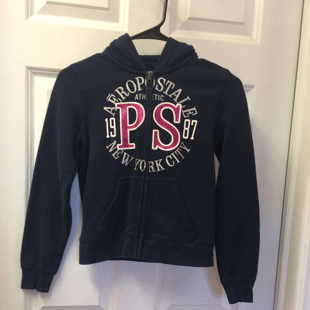 Girl's P.S. from Aeropostale Zipper Front Hoodie