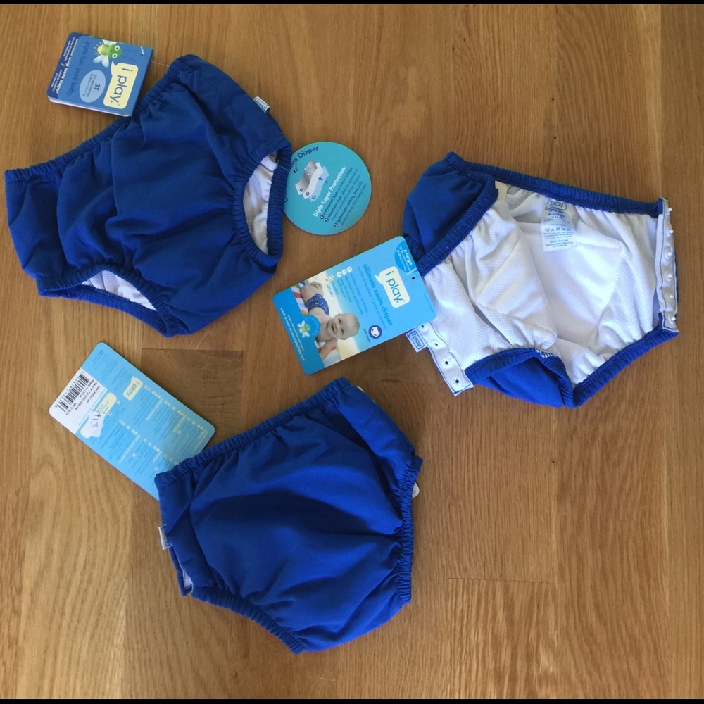 NWT iplay baby reusable swim diaper 3 sizes!