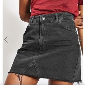Topshop MOTO Denim Mini Skirt