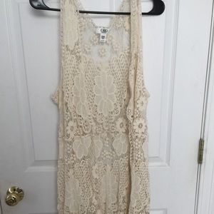 Crochet duster cardigan