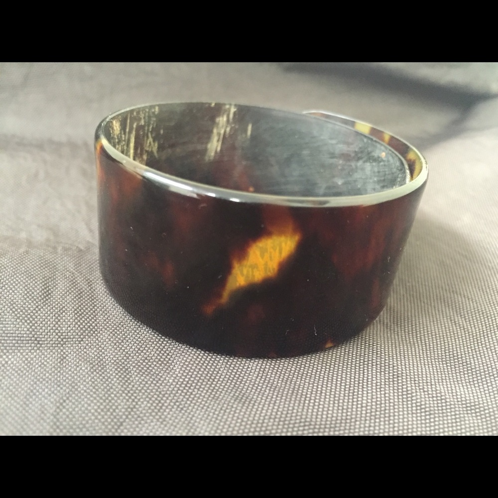 Vintage Tortoise Wrap Cuff Bracelet Circa 1950