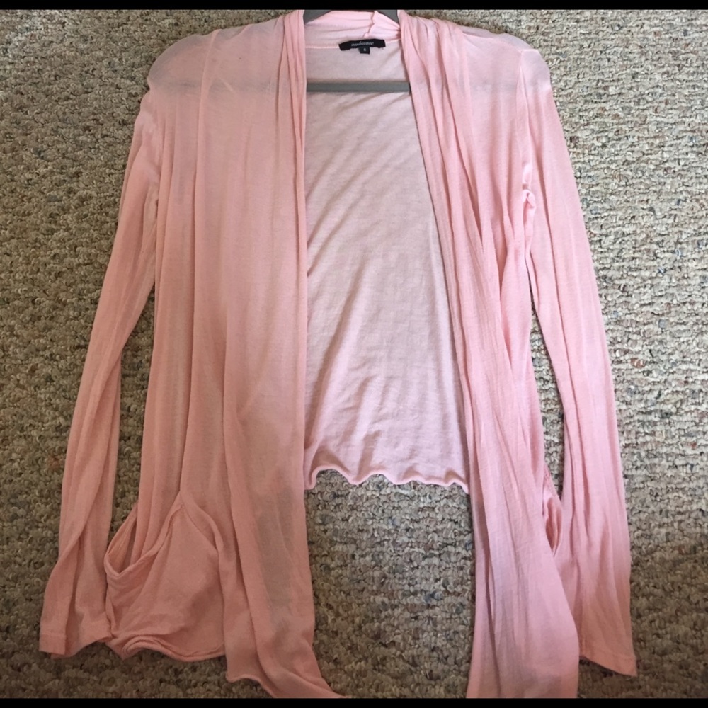 Pink cardigan