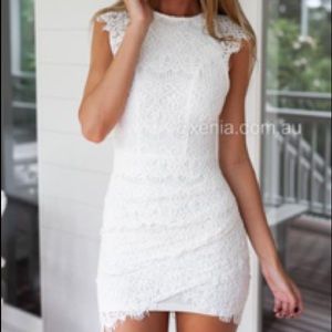 NWT White lace dress