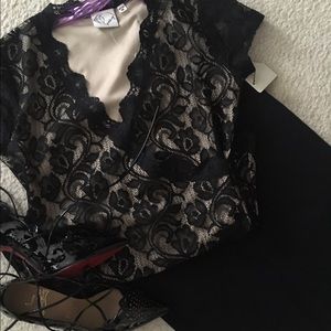 Black lace top ❤️