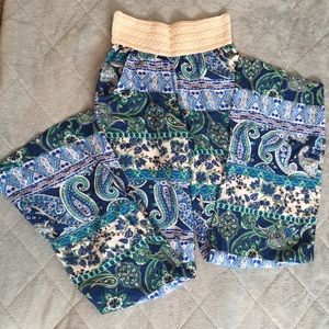 🎉1 Day Sale🎉Bohemian Flowy Paisley Pants