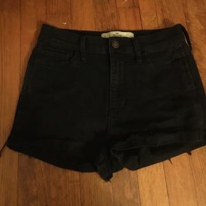 Black high waisted Jean shorts