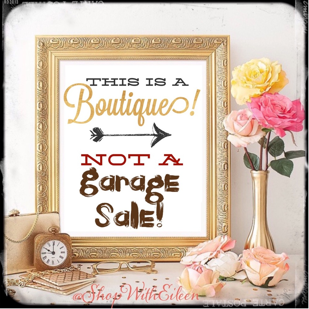 💗SHOP WITH EILEEN BOUTIQUE! {not garage sale} 😉