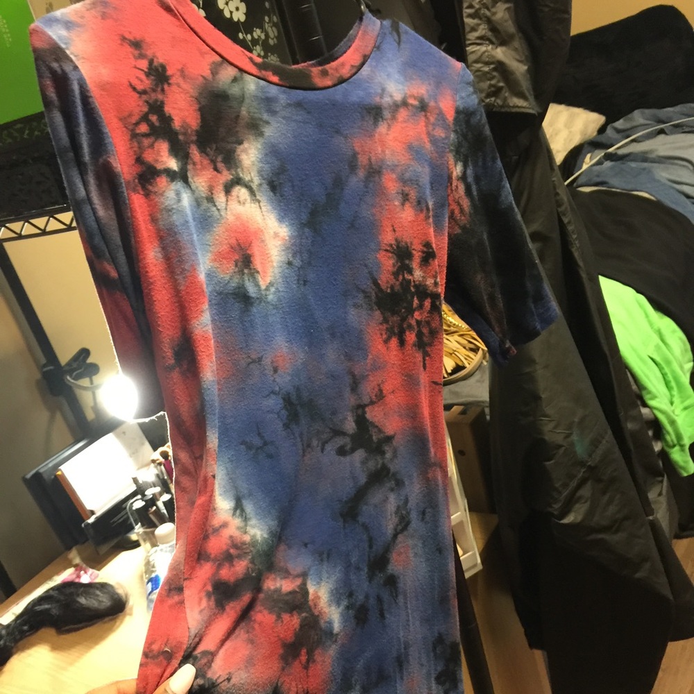 Multi color mini dress