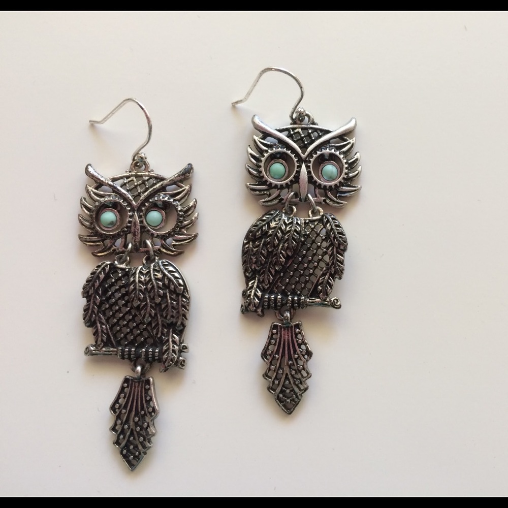 Lucky Brand owl earrings