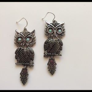 Lucky Brand owl earrings